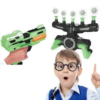 K-STAR MAGAZIN Educative pentru Copii Minge de Zbor Joc de Tragere de Jucării Distractive Luminos Plutind Țintă Cu Muzica Moale Arma cu Glont