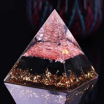 Joasa Piramide Orgonice Energie Emf Generator De Protecție Cristal Piatră Prețioasă Piramida Shell Obsidian Puternic Instrument De Vindecare