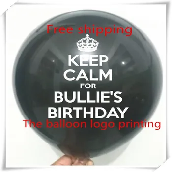 12 inci 2.8 g Personalizate, Baloane Publicitare de Promovare Balon de Imprimare baloane copil Balon Latex Logo-ul Rotund 100 BUC/lot, nunta