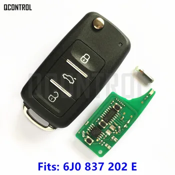 QCONTROL Telecomanda Cheie Auto pentru SEAT 6J0837202E Alhambra/Altea/Ibiza/Leon/Mii/Toledo, Usa de Blocare de Control de Alarmă 2009-2016