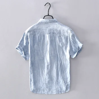 2020 Vara barbati casual lenjerie de pat tricou maneca scurta de moda cămăși pentru bărbați tricou alb solid mens de camasa camiseta