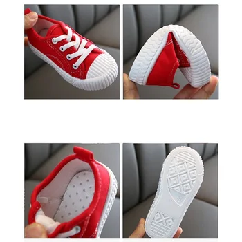 Copilul casual pantofi de panza pentru copii adidași de culoare albă de bază copii pantofi 2020 moda baieti adidasi unisex incaltaminte fete 3T-14T