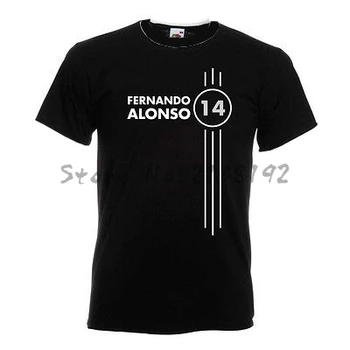 Noi Fernando Alonso Număr de 14 T Shirt mens Classic Design COOL model de tricou barbati top tees