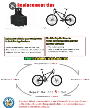 10 Pereche MTB Biciclete de Munte Biciclete Plăcuțele de Frână Disc Pentru MAGURA MT2 MT4 MT6 MT8 Piese Accesorii