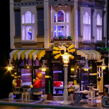 Led Light Set Compatibil Pentru Lego 10255 Blocuri Creator Stradă Oraș Adunări Jucării 15019 (lumina cu cutie de Baterie)