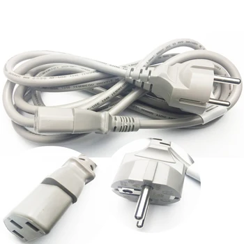 UE cablul de alimentare IEC C13 UE de alimentare cablu de alimentare de 2,5 M 7.5 ft AC UE Plug cu IEC Fierbător C13 pentru PC, imprimante