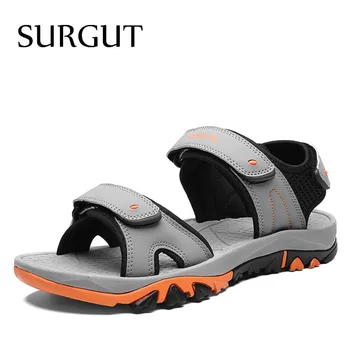 SURGUT 2021 Nou Stil Bărbați Sandale de Vară Flip-Flops, Papuci de Oameni Plaja Pantofi Casual Ieftine de sex Masculin Sandale Sandalia Masculina