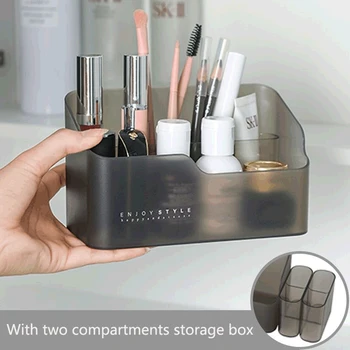 Desktop Cosmetice Cutie de Depozitare Bijuterii Ruj Machiaj Cutie Container pentru Baie Masa de toaleta Unghii Machiaj Organizator