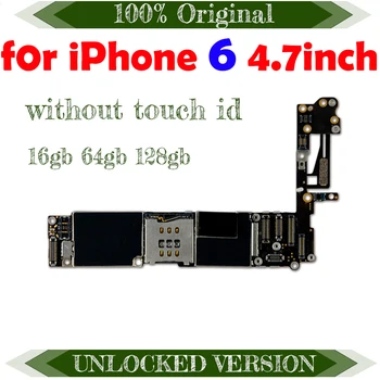 NU ID-ul Blocat Deblocat pentru iPhone 6 Placa de baza fara / cu ID-ul Touch pentru iPhone 6 Placi de Logica cu IOS funcția de Amprentă digitală