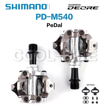 SHIMANO PD-M540, PD-M540 SPD Pedala Chrome-moly & Aluminiu Compact Biciclete MTB Biciclete Ciclism Auto-Blocare a Pedalei de Spirit SM-SH51 Pene