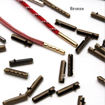 Piele End Cleme Capace de Aur/Argint/ Bronz Ori Peste Sertizare Cablu Capetele Conectorului Pentru pantofi cordon talie cordon de a Face Accesorii