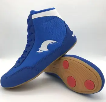 Autentic VeriSign wrestling pantofi pentru bărbați pantofi de formare tendon la sfârșitul adidași din piele de box profesionist pantofi