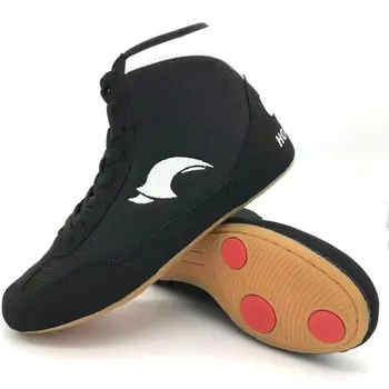 Autentic VeriSign wrestling pantofi pentru bărbați pantofi de formare tendon la sfârșitul adidași din piele de box profesionist pantofi