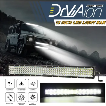 25inch 528W LED Light Bar Combinație Fascicul Car LED Lumina de Lucru 3 Rând Inundații Lumina Reflectoarelor de Conducere Camion Lumina de Lucru de 22 Inch