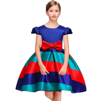 Fetita Rochie de Printesa pentru Copii Papion banda Rochii pentru copii Fata Copii Europeană American de Îmbrăcăminte de Modă