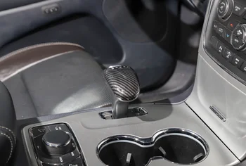 Fibra De Carbon Viteze Butonul De Schimbare Capac Ornamental Pentru Jeep Grand Cherokee-
