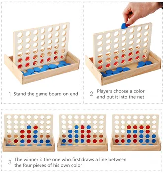 Montessori Jucării de Formare de Memorie Logica Jocuri interactive părinte-copil puzzle din lemn pentru copii