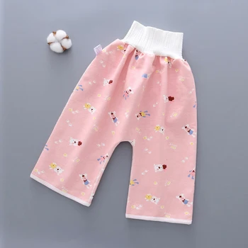 Noul preveni copilul umezirea pat din bumbac baby\'s fusta pentru prevenirea scurgerilor de urină de Învățare pantaloni care se spală Fuste