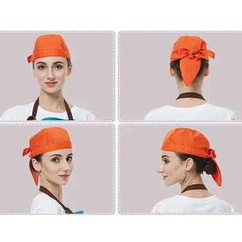 Sanxiaxin Pălărie Bucătar bucătăria hotelului restaurant capac de înaltă calitate de chelneri Panglica Palarii pentru bărbat și femeie regla funky șef pălărie