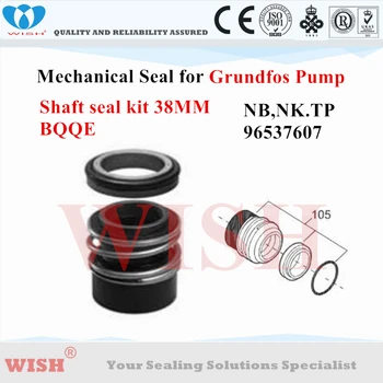Grundfos 96537607 BQQE seal kit 38MM arbore etanșare mecanică pompa Grundfos NB, NK, TP seria