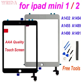 Pentru iPad Mini 2 1 Ecran Tactil Digitizer cu Butonul Home pentru iPad Mini1 A1432 A1454 A1455 ipad Mini2 A1489 A1490 A1491 Sticlă