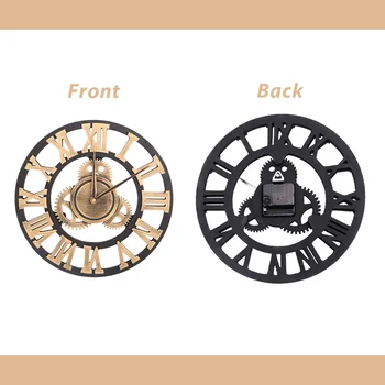 1 buc Ceas de Perete Rece de Moda Elegant Decorative Ceas de Perete Elegant Ceas de Perete Stil Industrial Ceas de Perete pentru Angrenaje Industriale Ceas de Perete