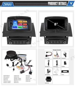 Carplay Pentru Renault Megane 2 Fluence 2002 2003 2004 2005 2006 2007 2008 2009 Jucător Android GPS Audio Auto Stereo Radio Recorder