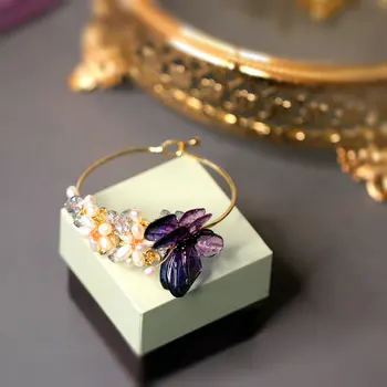 SINZRY original handmade perle naturale glazura fluture de vară brățară farmec & brățară creative unice de bijuterii accesorii