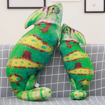 70cm/100cm Simulare Creatoare Oribil Verde Cameleon Papusa Moale si confortabil pernă perne Personalizate Cadou Jucărie de Pluș
