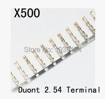 500pcs 2.54 mm Dupont Jumper Wire Cablu de Locuințe de sex Feminin Pin Conector Terminal