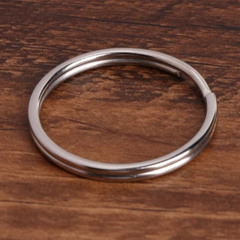 100 Buc/Punga-Cheie Inele din Oțel Inoxidabil 30mm Bijuterii de Argint Constatările DIY Accesorii