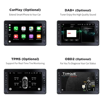 1 Din Android 10 Auto Radio GPS Pentru Alfa/Romeo/Spider/Brera/159 Sportwagon RAM 4G Car Multimedia DVD Video Player GPS USB DVR