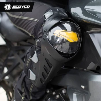 SCOYCO Motocicleta de Protecție Genunchi Protector Și protecție Cot Echipamente Motociclete Motocross Gărzile de Curse Protector Sport