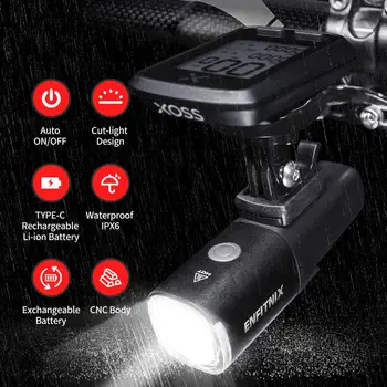 Biciclete Inteligent Faruri USB Reîncărcabilă 800Lumens Impermeabil Enfitnix Navi800 Ghidon Lumină Față de Accesorii pentru Biciclete