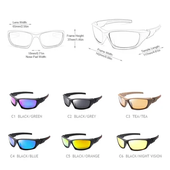 FUQIAN Epocă Polarizat ochelari de Soare Barbati Sport de Moda Ochelari de Soare pentru Femei Ochelari de Conducere în aer liber Ochelari de protectie UV400 Ochelari