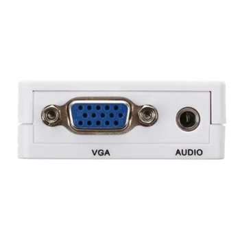 Dehyaton HD 1080P Audio VGA La HDMI HD Video HDTV Converter Caseta Adaptor Cu Cablu HDMI Pentru Laptop PC-ul la HDTV Proiector Alb