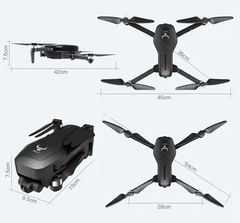 SG906 PRO Drone GPS Fluxului Optic Profesional Drone Cu GPS Și aparat de Fotografiat Dron 4K Profesional Pliabil Inteligent Urmați-Mă FPV Drohne
