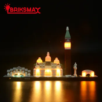 BriksMax Lumină Led-uri Kit Pentru 21026 Arhitectură de la Veneția ， (NU se Includ În Model)