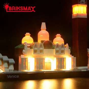 BriksMax Lumină Led-uri Kit Pentru 21026 Arhitectură de la Veneția ， (NU se Includ În Model)