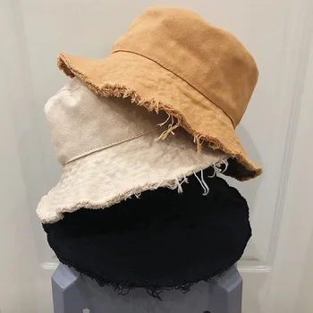 Vara 2020 în aer liber, pescuit pălărie de soare pălărie găleată unisex moda hip-hop pescar pălărie Panama bumbac monocrom găleată pălării