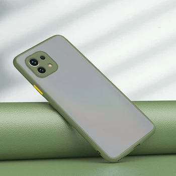 Pentru Xiaomi Mi 11 Caz Moale Capacul din Spate Mat Shockprood Telefon Caz pentru Xiaomi 11 Coque