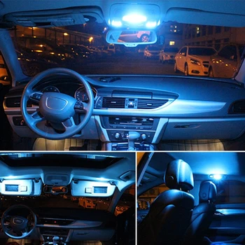 11pcs Auto Interior Lumina Canbus fara Eroare Alb Kituri Lumini Lampa de Harta Dom inmatriculare Bec Pentru Chrysler 300 300C 2005-2010