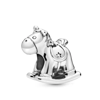 2019 Iarna Argint 925 Mouse-Ul Meu De Crăciun, Om De Zăpadă Și Moș Crăciun Pălărie Carusel Mic Pinguin Farmecul Original Diy Margele Acces