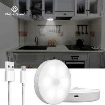 A CONDUS Mișcare Senzor de Lumină USB Reîncărcabilă LED Sub Cabinet de Lumină Pentru Dulap de Bucatarie Dulap Dormitor Scări Lampă de Perete Lampă de Noapte