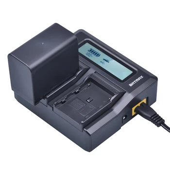 Batmax LCD Rapidă Dual Incarcator pentru Canon BP-911, BP-970G, BP-914, BP-915, BP-924, BP-927, BP-930, BP-930E, BP-930R, BP-941,