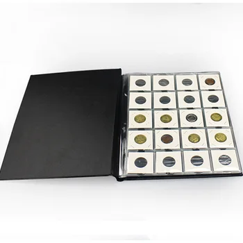 PCCB de Înaltă Calitate Pune 200 Buc Monede Album pentru a se Potrivi Carton Monedă Titularii Profesionale Colecție de Monede Carte(Culoare Ran)