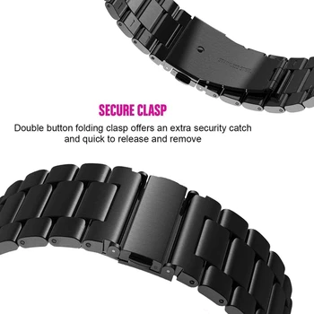 Curea din Otel inoxidabil Pentru Galaxy Watch Active2 40mm Trupe Active 2 44mm Banda 20mm pentru Samsung Galaxy Watch Active 2 watchband