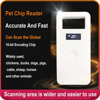 FDX-B Pet ID Cititor de Animale Chip Scanner Digital USB Transponder RFID Microcip Portabile de Identificare Scanner pentru Câini Pisici Hors