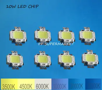 10BUC 10w High Power led alb Rece/Neutru/Cald Alb LED 6000K 3500K 3000k 10000k 20000k 30000k