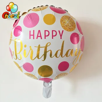 7pcs folie petrecerea de ziua balon Globos de culoare multi de ziua Decorantion baloane cu Heliu Jucarie pentru copii decoratiuni partid consumabile